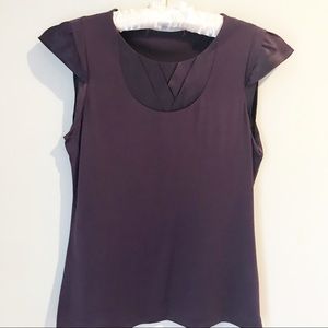Banana Republic Top Deep Plum Size XS